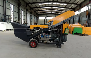 Mini pompe à béton diesel Convoyeur à béton Machine à ciment portable - Product Image 2