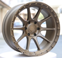 Jantes Concaves Modifiées Style Américain en Bronze 17 18 20 22 pouces 5x127 6x139.7 8x165.1 pour F150 RAM Bronco D-MAX Savana Sierra1500