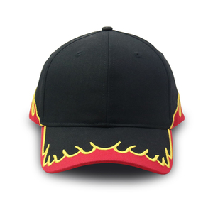 Tùy Chỉnh Ngọn Lửa Thêu Mũ Bóng Chày Phong Cách 6 Bảng Điều Chỉnh Racing Hat Cho Nam Giới Và Phụ Nữ - Product Image 2