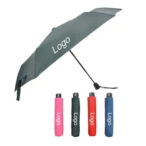 Umbrella Supplier Cheap Lightweight Rain Automatic Print Folding Umbrella With Logo Custom