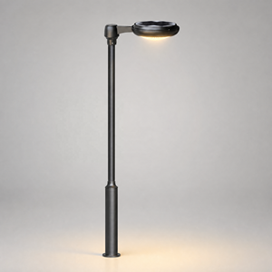 Lampadaires solaires LED modernes IP65 personnalisés en usine pour parcs, cours, routes, villas, pelouses, éclairage de décoration paysagère - Product Image 1