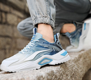 Zapatillas de moda versátiles de suela gruesa para hombre, estilo casual, deportivas, ligeras, de secado rápido, tendencia primavera-verano 2026 - Product Image 4