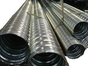 Dự ứng lực sóng ống ống thép mạ kẽm Ống bài căng thẳng kim loại corrugate Duct 2*700 cho dự ứng lực bê tông Strand - Product Image 6