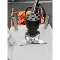 Machine de marquage routier tout-en-un premium Lighten Traffic LT-AIO-M avec pompe et moteur - Système d'extrusion de peinture thermoplastique