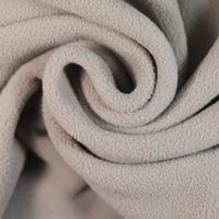 Tissu polaire fonctionnel 280 GSM 150D/144F 100% polyester antistatique infrarouge lointain antibactérien double brossé 160 cm