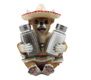Juego de 3 piezas de pimienta y sal para <span class=keywords><strong>Chihuahua</strong></span>, agitadores para pimienta y sal de Navidad - Product Image 1