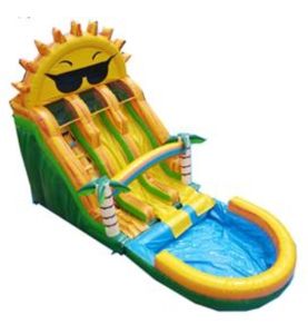 Occhiali da sole estivi gonfiabili scivolo d'acqua per parco/festa/spiaggia, Sunshine Paradise acquascivolo - Product Image 1