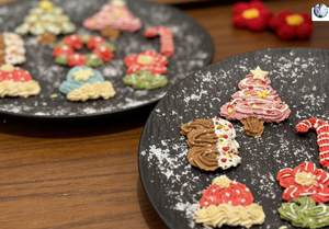 Biscoitos de Natal Artesanais Naturais para Animais de Estimação Sabor <span class=keywords><strong>Chocolate</strong></span> Petiscos para Cães Alimento de Recompensa para Treinamento - Product Image 2