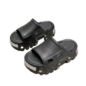 Nuevas Sandalias de Lujo para Mujer 2025 Diseño París con Plataforma de Cuña para Aumentar Altura Suela Antideslizante Verano Suaves y Transpirables - Product Image 1