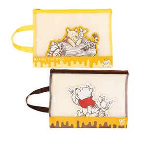 Bolsa de archivo de malla de empalme unisex con decoración de bordado Forma de bolsa informal Tipo de cierre abierto - Product Image 2