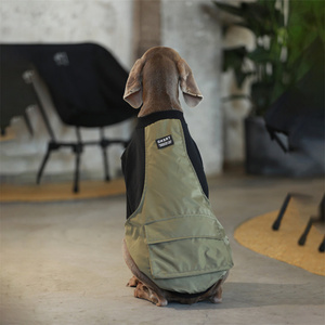 Qiqu suministros para mascotas personalizado nuevo diseñador chaqueta para perros abrigo para mascotas Pitbull Sudadera con capucha ropa para perros grandes Doberman <span class=keywords><strong>Labrador</strong></span> ropa de salida - Product Image 4