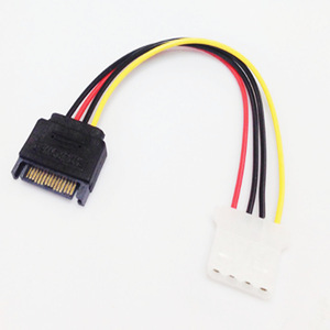 Sata To Ide <b>Power</b> <b>Cable</b> 15P To 4Pin Adapter For Hard Drive Electronic Products - Product Image 1