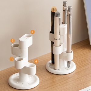 ผู้ผลิตจากหนิงโป ขายดี อุปกรณ์ตกแต่งบ้าน แปรงเขียนคิ้ว ที่เก็บเครื่องสำอาง ที่วางปากกาแบบหมุนได้ 360 องศา สำหรับวางบนโต๊ะ - Product Image 2