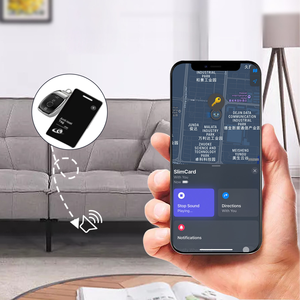 Dispositivo Rastreador GPS MFI para iOS, Ultrafino, Universal, Localizador <span class=keywords><strong>de</strong></span> Doble Sistema, <span class=keywords><strong>Tarjeta</strong></span> Rastreadora <span class=keywords><strong>de</strong></span> Cartera para <span class=keywords><strong>Apple</strong></span> y Google - Product Image 3