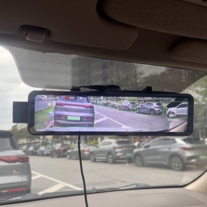 Caméra embarquée DVR pour voiture avec écran IPS de 12 pouces et 9,66 pouces, double objectif, montage sur rétroviseur, caméra de recul étanche - Product Image 6