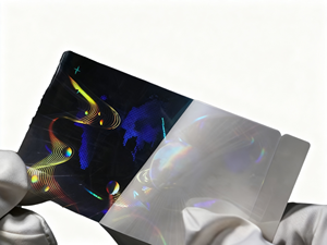 Superposition holographique transparente rectangulaire anti-contrefaçon à double couche, design personnalisé, application manuelle, pour usages multiples - Product Image 2