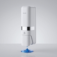 Distributeur de savon mural rechargeable, pompe manuelle pour salle de bain, cuisine et toilettes d'hôtel