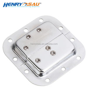 Cerradura de Estilo Mini para Estuche de Transporte, Piezas de Cerradura Personalizadas, Cerradura de Mariposa Empotrada, Cerradura de Acero con Resorte, con Plato - Product Image 4