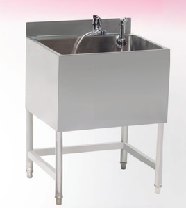 อ่างอาบน้ำสำหรับสัตว์เลี้ยงทำจากสแตนเลสสุดหรูที่ทำความสะอาดและล้างสปาอเนกประสงค์สำหรับสุนัขและแมว - Product Image 1