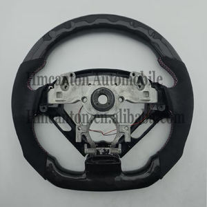 Newest Design Honeycomb Carbon Perforated Leather Grip LED Steering Wheel Fit for Infiniti <b>G27</b> G37 Car Steering Wheel - Product Image 6