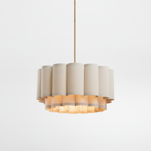 Pantalla Colgante de Tela Hecha a Mano, Estilo del Sudeste Asiático, para Dormitorio, Comedor, Sala de Estar - Product Image 1