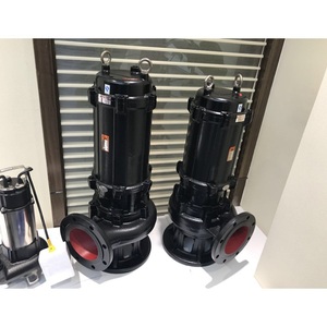 더러운 폐수 배수 펌프 110KW 수직 슬러지 180m 수중 광산 하수 펌프