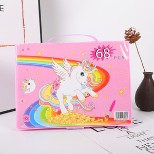 WEIBO Bộ Dụng Cụ Tô Màu Không Độc Hại Cho Trẻ Em 68 Chiếc Bán Sỉ Bộ Dụng Cụ Vẽ Tranh Nghệ Thuật Chuyên Nghiệp - Product Image 3