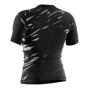 Ensemble de compression MMA hardcore avec rashguard et short d'entraînement légers et à séchage rapide, dotés d'un bandeau antidérapant en silicone - Product Image 3