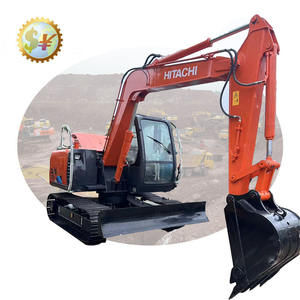 HITACHI รถขุดตีนตะขาบขนาดเล็ก HITACHI zaxis 70 Isuzu เครื่องยนต์ดีเซลมือสอง7ton ZX70 - Product Image 1