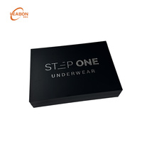 Boîte en papier noir à fermeture magnétique, insert en mousse EVA, laminage mat, logo personnalisé, emballage cadeau rigide pour montres, bijoux, vêtements