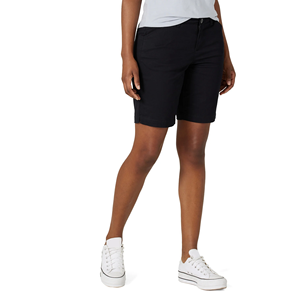 Shorts chino de couleur unie pour femmes, vêtements décontractés personnalisés, pantalons courts chino avec logo personnalisable directement de l'usine du Bangladesh - Product Image 4