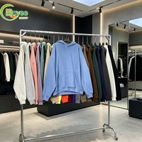 Sweat-shirts en coton 100% de 500 g/m² pour hommes, sweat-shirt à capuche en molleton surdimensionné pour l'automne, sweat-shirt unisexe personnalisé, sweat-shirt décontracté uni