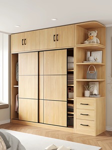 <span class=keywords><strong>Armadio</strong></span> Moderno con Ante <span class=keywords><strong>Scorrevoli</strong></span> in Alluminio a Nido d'Ape Ecologico per Camera da Letto, Ideale per Case di Piccole Dimensioni - Product Image 4