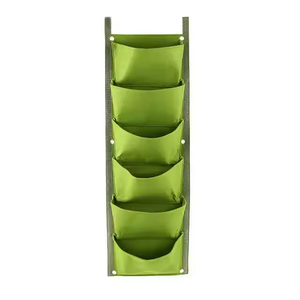 Sacs de culture suspendus au mur pour la plantation, poches de jardinage verticales en feutre pour la décoration du jardin - Product Image 1
