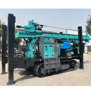 280 Meter depth diesel drill machines for water well drilling top drive pneumatic bore drilling rig