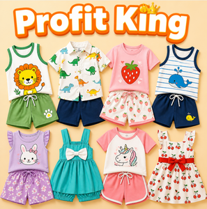 Conjuntos de Ropa Infantil Profit King con Estampados de Animales para Otras Edades de 0 a 12 Años, Kits para 4 Estaciones - Product Image 1