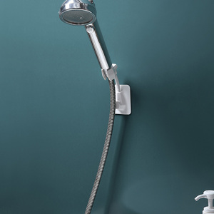 Support de pomme de douche sans perçage, support mural réglable à 360 degrés, accessoire de salle de bain - Product Image 3