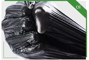 Bolsa de Basura Extra Grande Negra para Hoteles Comerciales con Impresión en Huecograbado, Bolsa de Basura Industrial de Gran Capacidad para Uso en Supermercados - Product Image 5