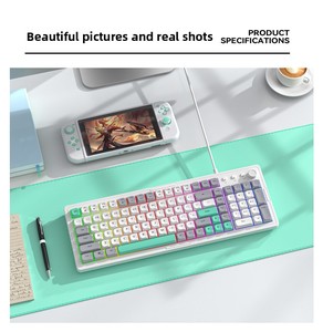 <span class=keywords><strong>Teclado</strong></span> Mecánico para Juegos K686 PRO de 101 Teclas, RGB, Tres Modos, USB-C, Conector Intercambiable en Caliente, Perilla Giratoria Programable - Product Image 3