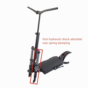 Pièces de rechange pour trottinette électrique 11 pouces, suspension intégrale 150 mm, charge maximale 200 kg, cadre en alliage d'aluminium - Product Image 2