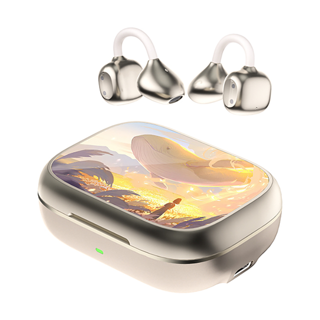 Shenzhen Factory Direct OEM Fashionable OC02 OWS Air Buds Wireless Stereo DIY Anime Open Ear BT Clip on Earbuds for Huawei
