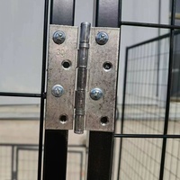 Paneles de Malla de Alambre Soldada con Recubrimiento de Polvo Negro de Calibre 10 y 4 mm, Resistentes a la Corrosión, Ecológicos, para Cercas de Perros en Interiores y Exteriores