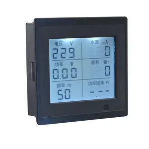 AC 80V-300V Multifunções LED Digital Volt Medidor de Tensão De Alimentação Do Monitor de Freqüência