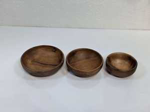 Bol en bois décoratif artisanal de qualité supérieure, naturel, durable et biologique, parfait pour servir des aliments, des collations, des fruits - Product Image 3