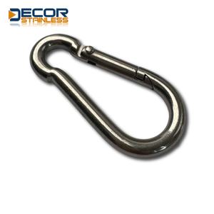 Crochet mousqueton M5 M6, mousqueton à ressort robuste, anneau de verrouillage à déclenchement rapide, crochet de fixation de chaîne - Product Image 1