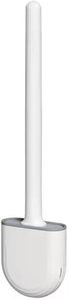 Brosse de toilette plate moderne en TPR souple et durable avec support, pour le nettoyage des toilettes de salle de bain – Tendance et très vendue - Product Image 4