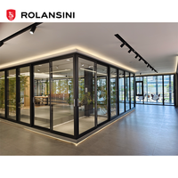 Porte coulissante en aluminium à rupture de pont thermique certifiée CSA, double vitrage, moderne, pour balcon extérieur ou patio