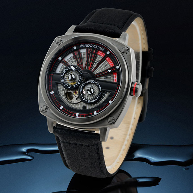 New 5 ATM Luxury Automatic Stainless Steel Genuine Leather OEM Custom Logo Men's Mechanical Watch with Tourbillon & Chronograph