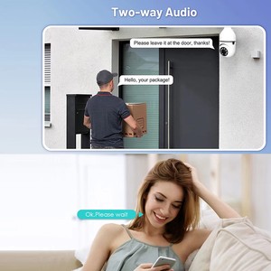 Cámara de Seguridad WiFi de Doble Banda 5G con Forma de Bombilla <span class=keywords><strong>V380</strong></span> 2MP1080P 360 Grados CCTV Hogar Inteligente Visión Nocturna Interior Cámara IP - Product Image 4