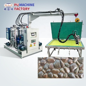 Nga của giá rẻ nhất PU đá bọt phun máy nhà máy Giá mới được thiết kế PU 3D nhân tạo đá bọt thiết bị nhà máy - Product Image 1